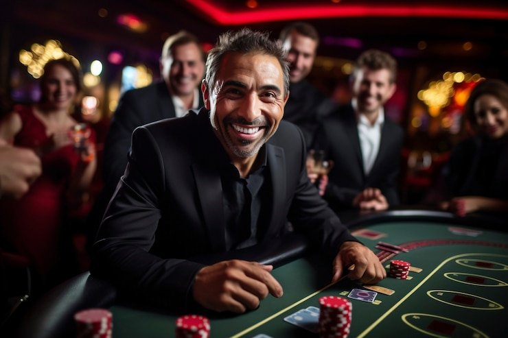Live Dragon Tiger dealer studio with card table on slot80.com